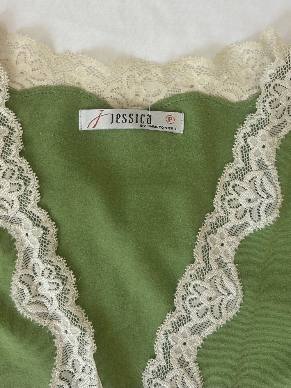 Jessica Green Lace-Trim Cardigan - Picture 4 of 7